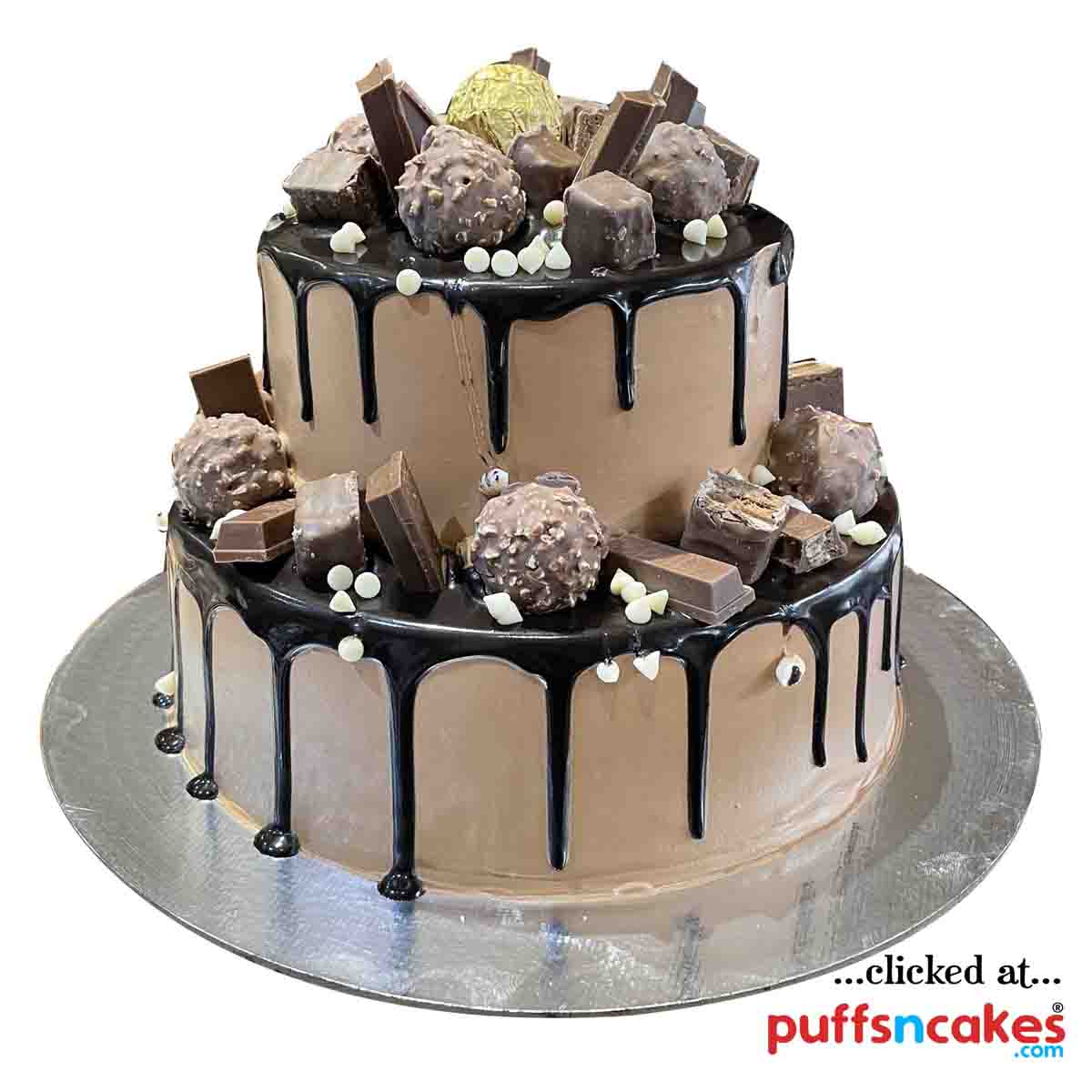 (1566) General Theme Chocolate Loaded Cake
